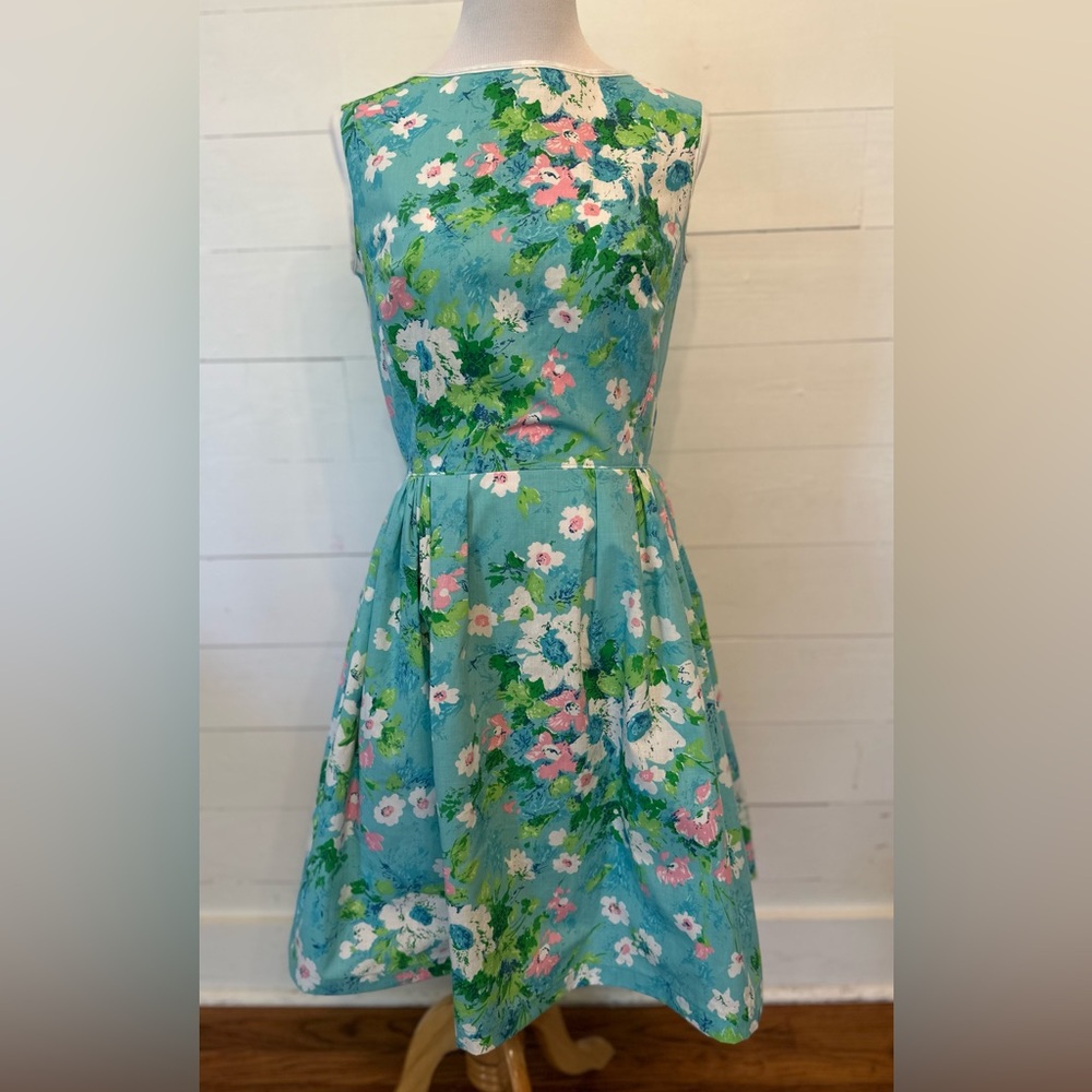 Handmade Fit & Flare Floral Dress